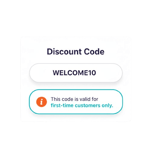 Invalid discount message at checkout — repeat use blocked